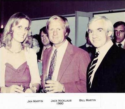 Jack Nicklaus, Jan and Bill Martin